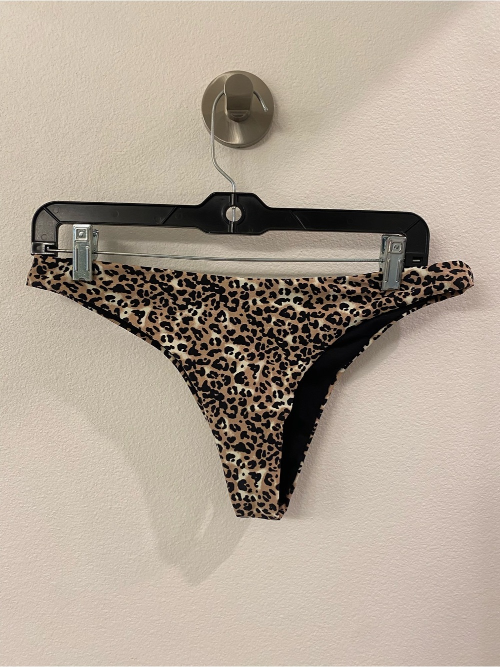 Leopard Print Bikini Swim Bottom
